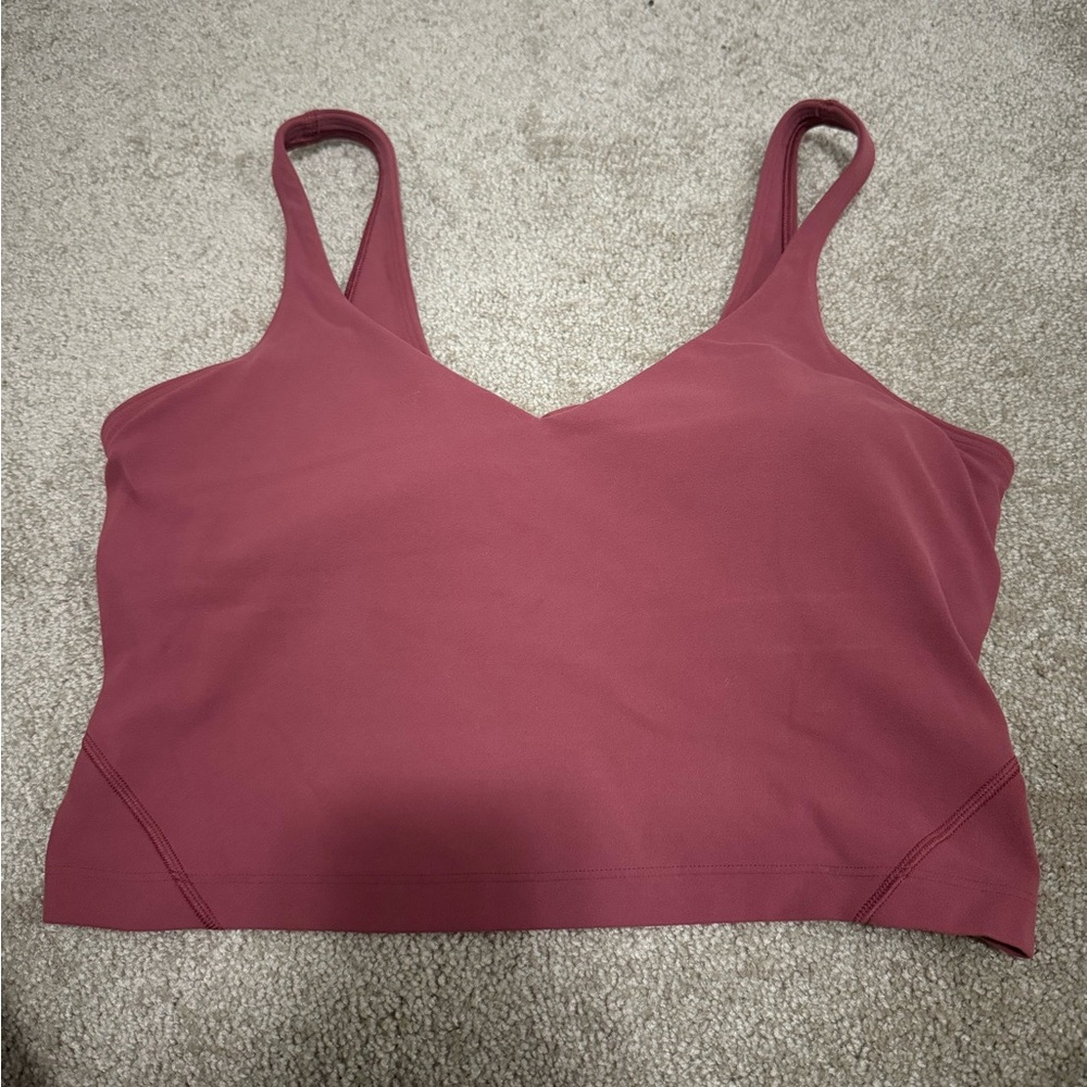Trade ✨ Burgundy lululemon align top!! Super cute and comfy